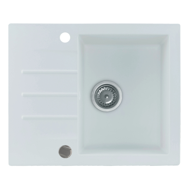 Кухонна мийка KERNAU KGS A 4560 1B1D PURE WHITE 0