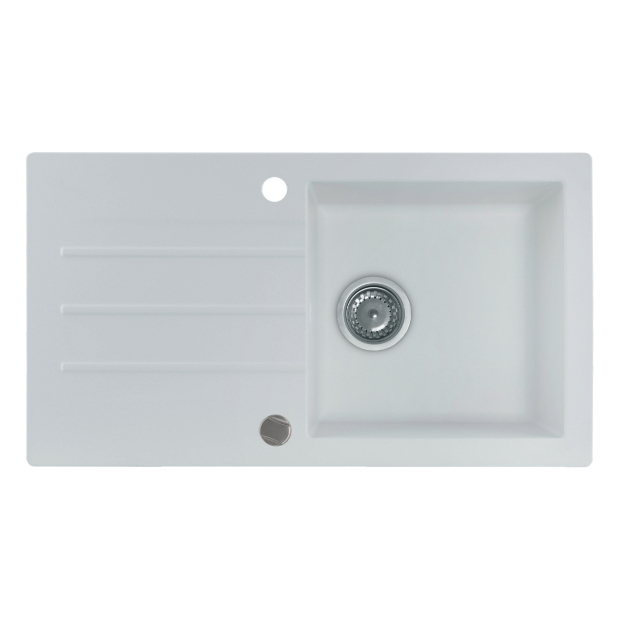 Кухонна мийка KERNAU KGS A 50 1B1D PURE WHITE 0